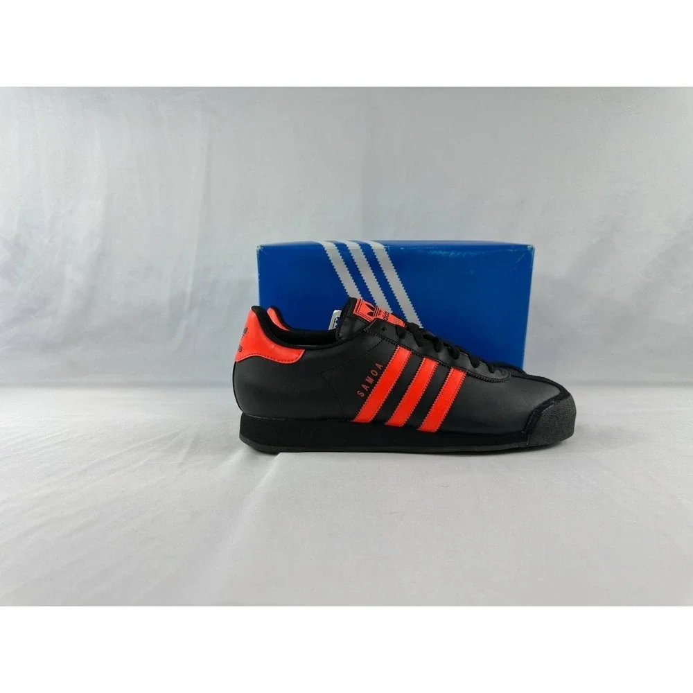 Adidas Samoa Black Red Casual Sneakers 2012 Men's G47438 Size 12